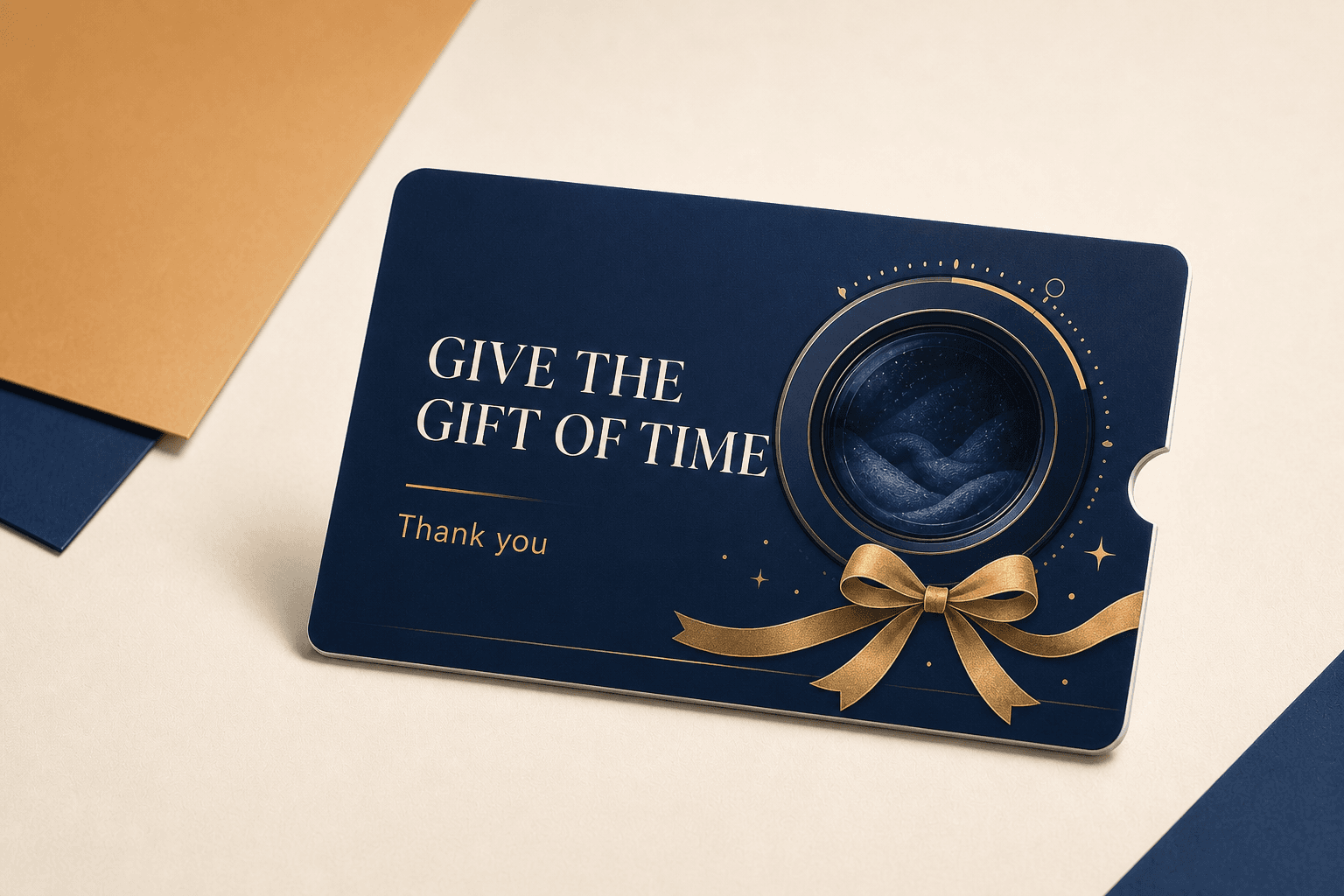 Thank you physical gift-card preview from Tama Laundry
